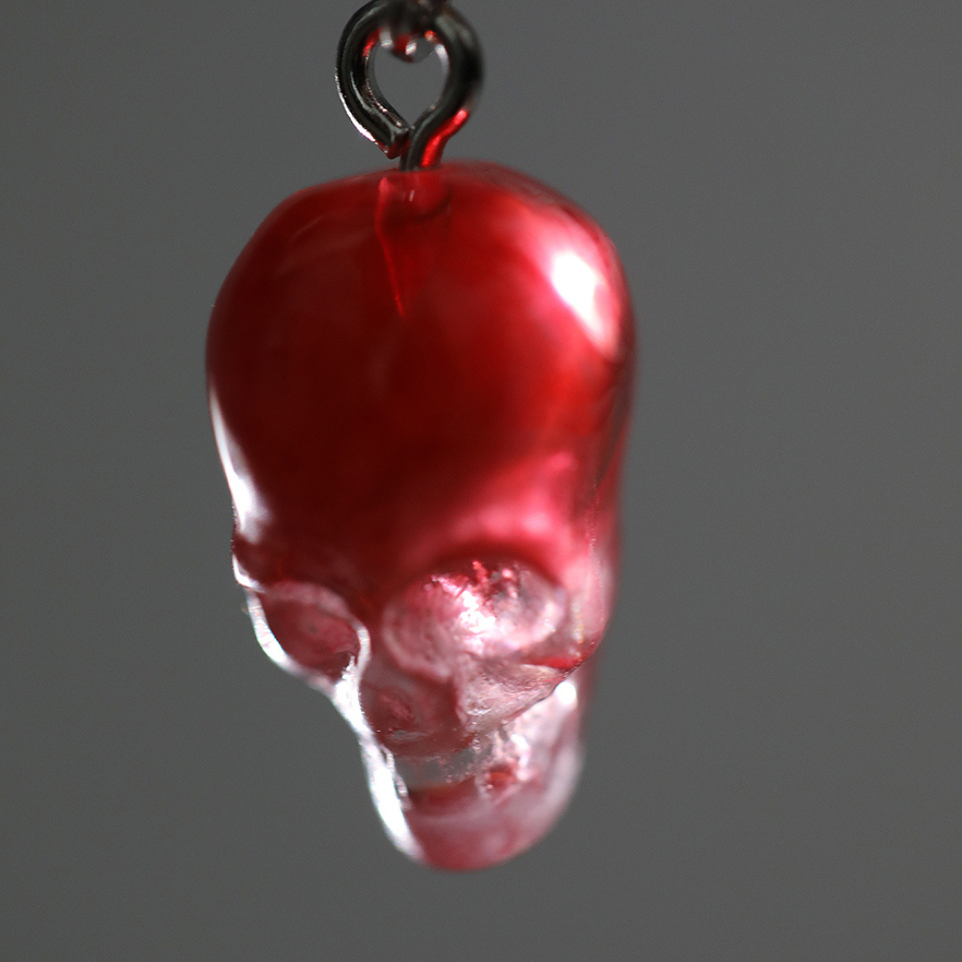 Useless! But Crimson Skull Earring