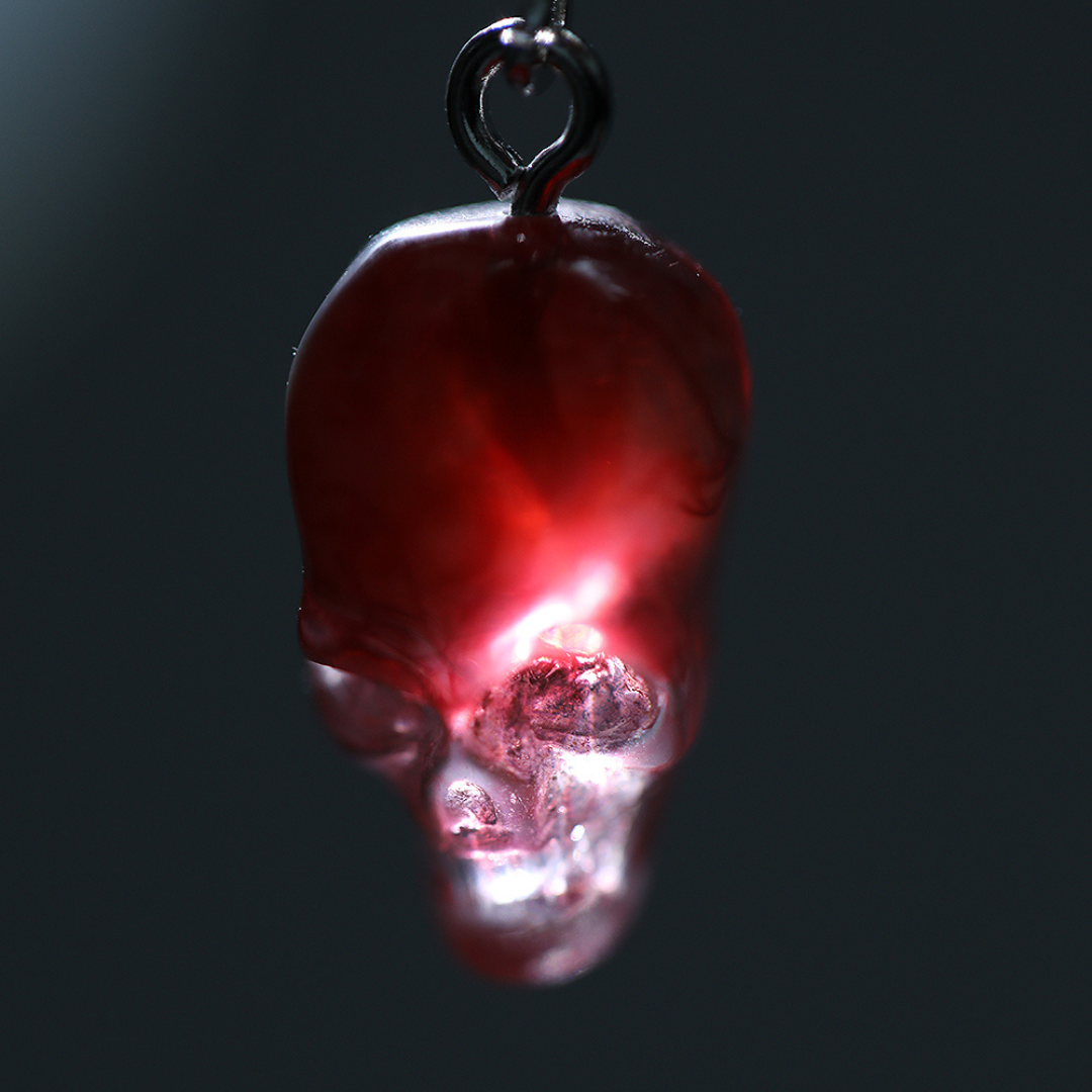 Useless! But Crimson Skull Earring