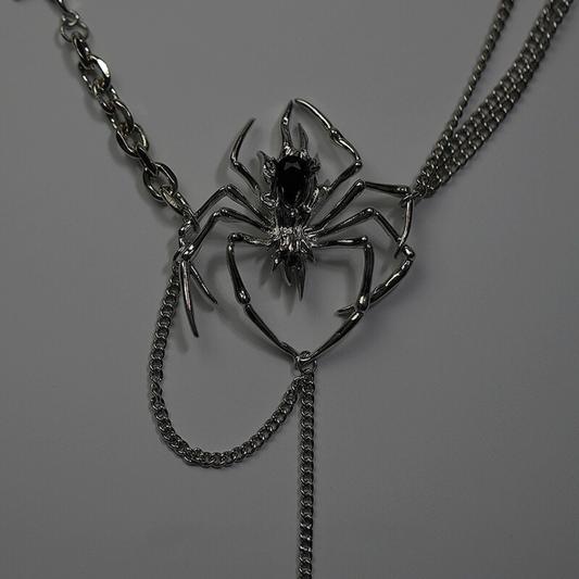 Useless! But Caught in the Web Necklace